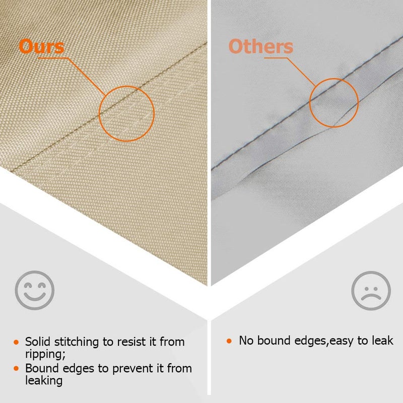 iCOVER Boat Folding Seat Cover-2 Pack 600 Denier Canvas Waterproof Heavy-Duty Weather Resistant Material Trailerable Fishing Chair Covers - Image 5